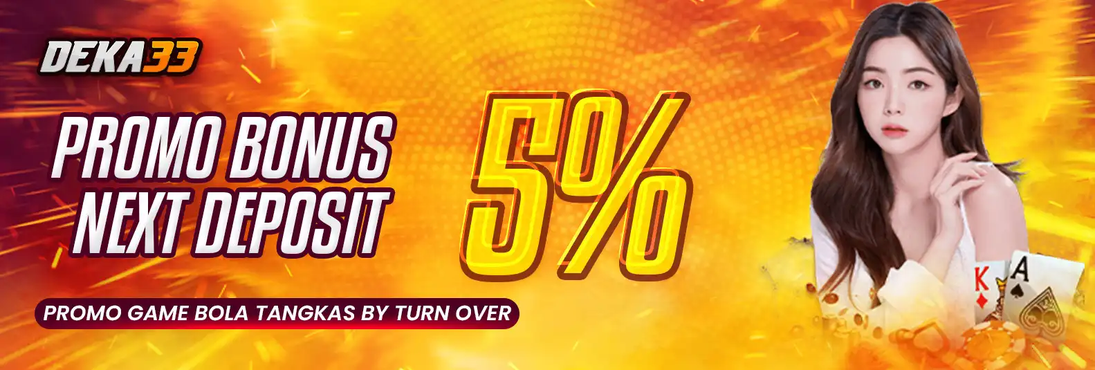 BONUS DEPOSIT 5% BOLA TANGKAS BY TURNOVER